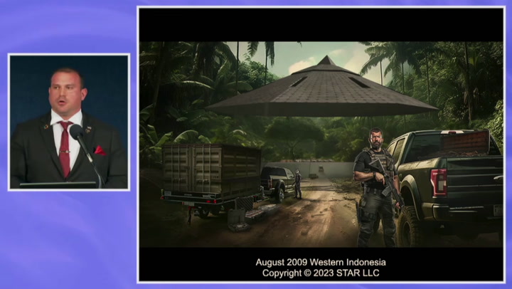 Michael Herrera saw US military loading and flying an advanced aircraft